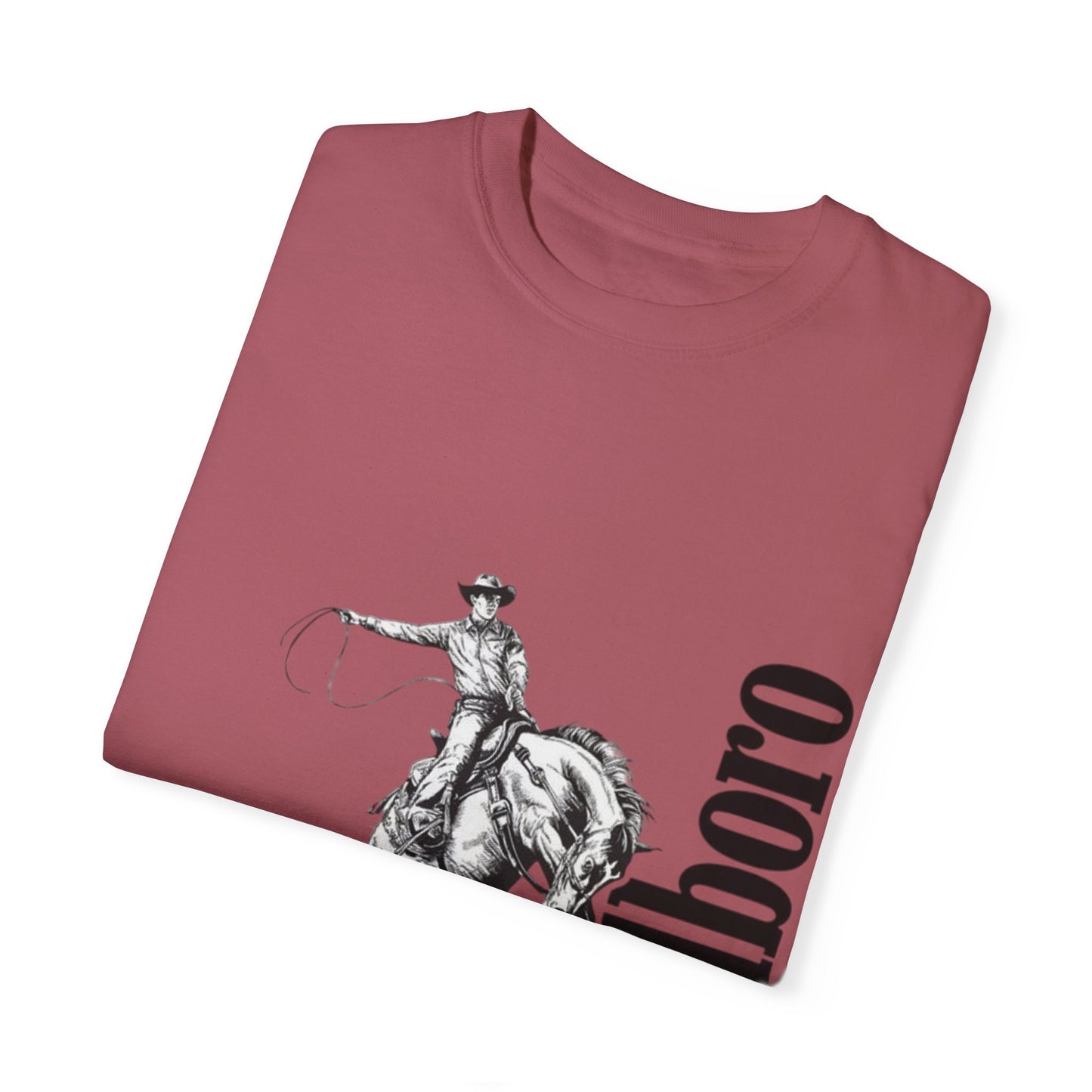 Unisex Cowboy Graphic T-Shirt - Marlboro Inspired Design