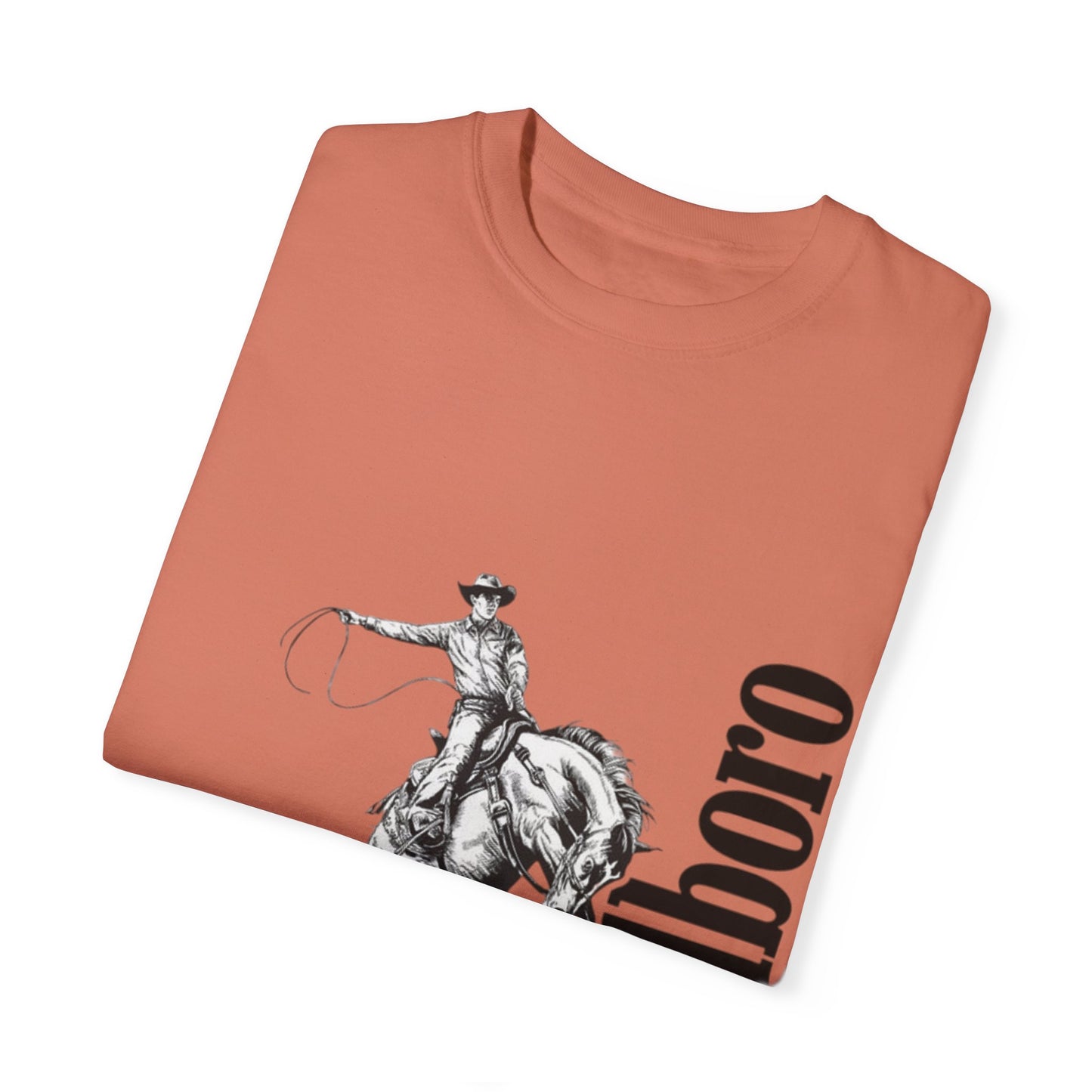 Unisex Cowboy Graphic T-Shirt - Marlboro Inspired Design