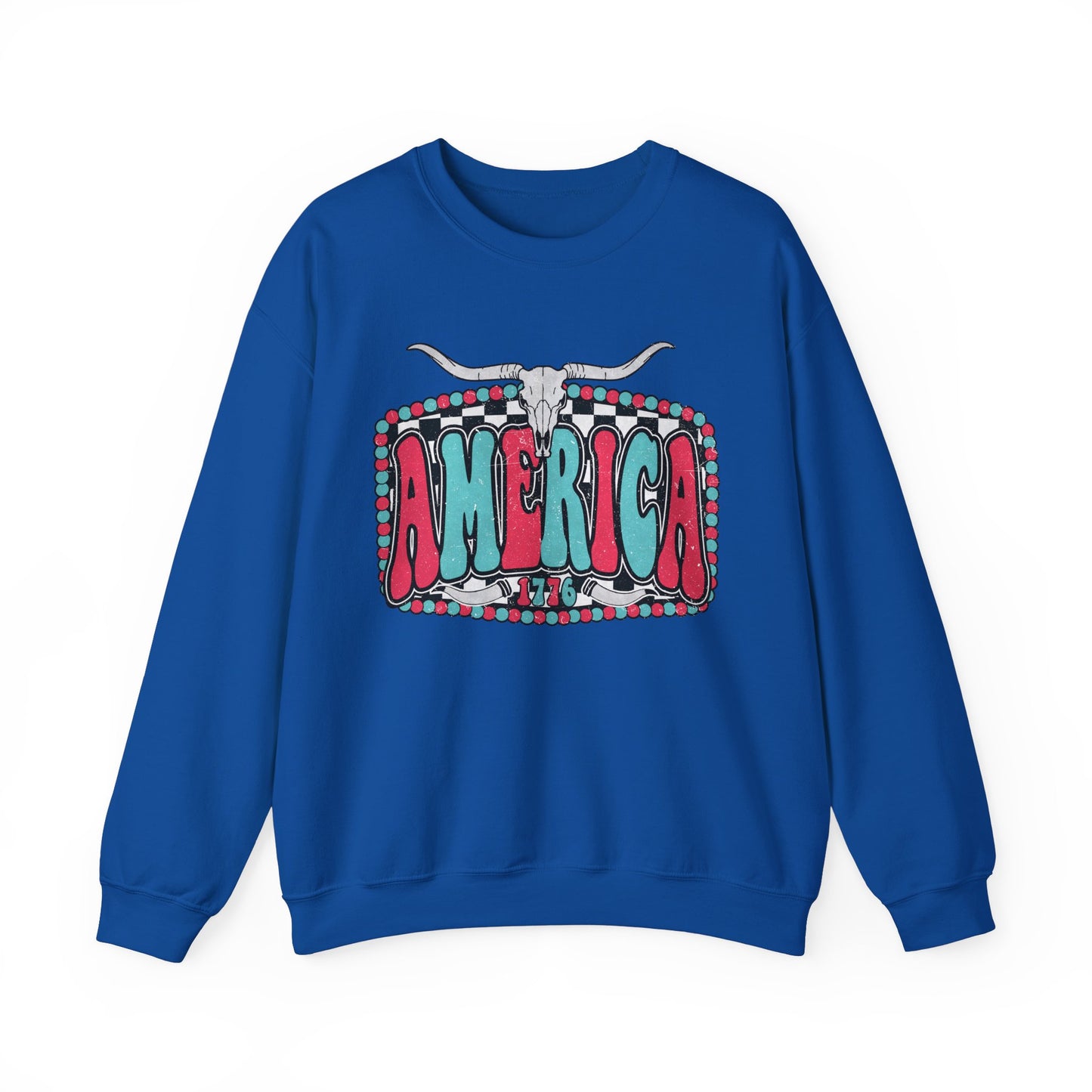 Retro America Graphic Crewneck Sweatshirt