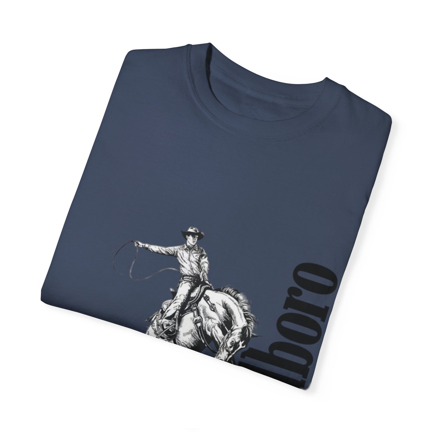 Unisex Cowboy Graphic T-Shirt - Marlboro Inspired Design