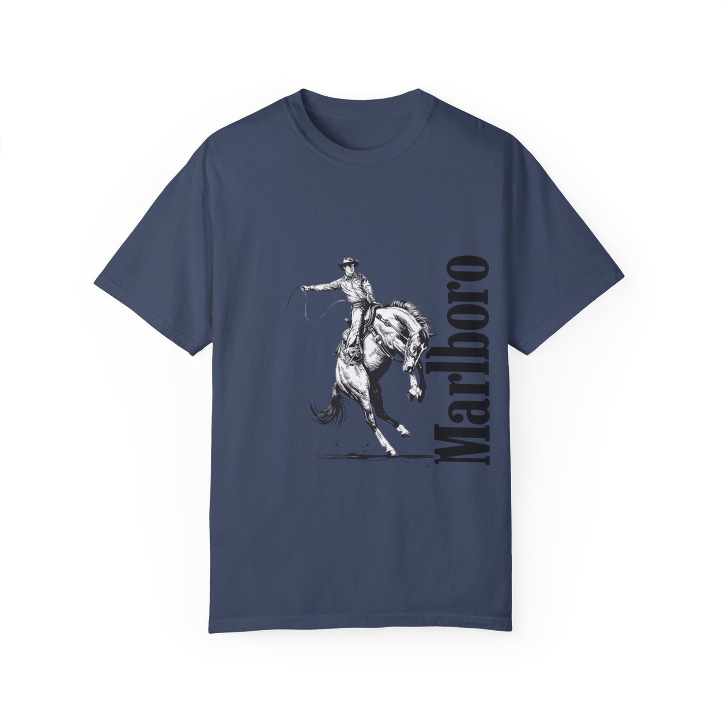 Unisex Cowboy Graphic T-Shirt - Marlboro Inspired Design