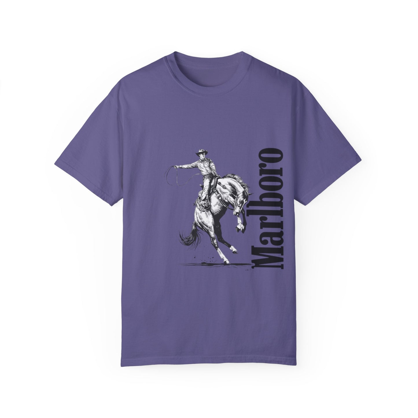 Unisex Cowboy Graphic T-Shirt - Marlboro Inspired Design