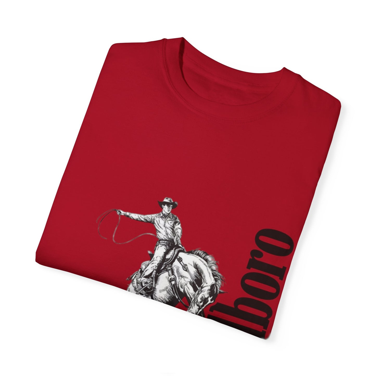 Unisex Cowboy Graphic T-Shirt - Marlboro Inspired Design