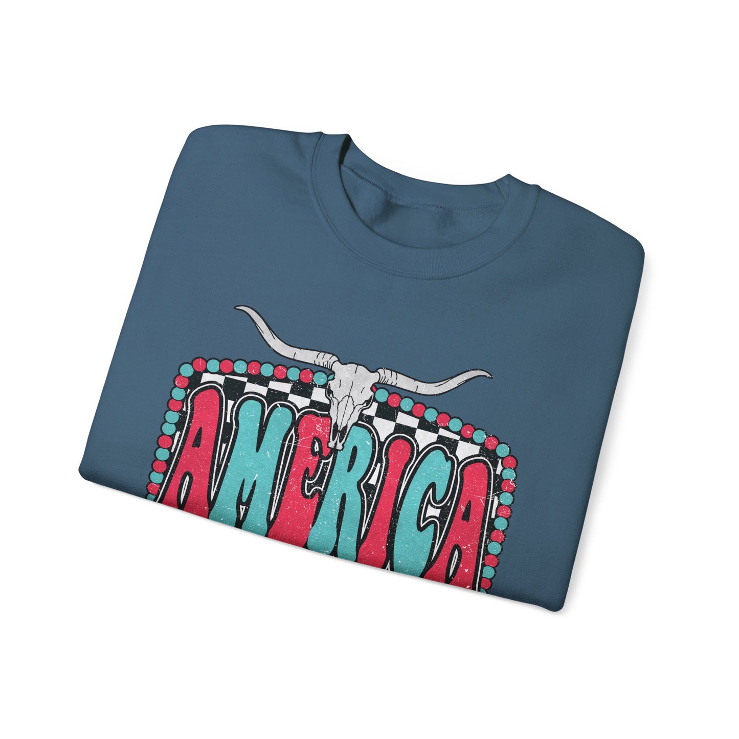 Retro America Graphic Crewneck Sweatshirt