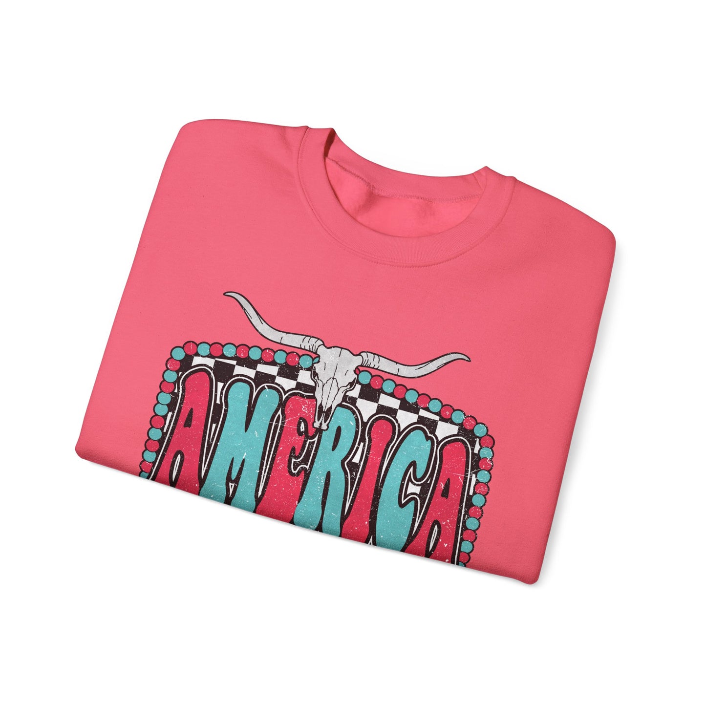 Retro America Graphic Crewneck Sweatshirt