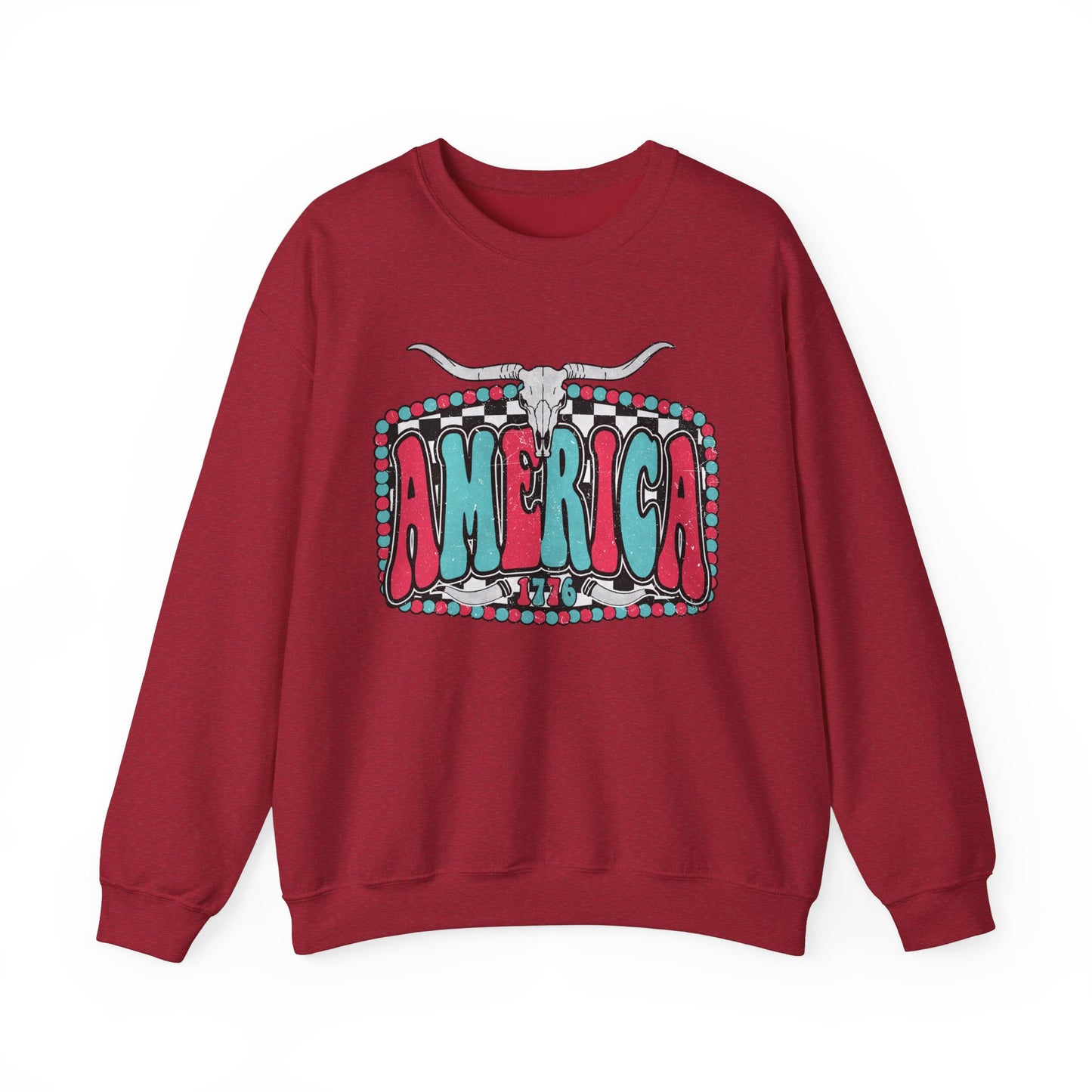 Retro America Graphic Crewneck Sweatshirt