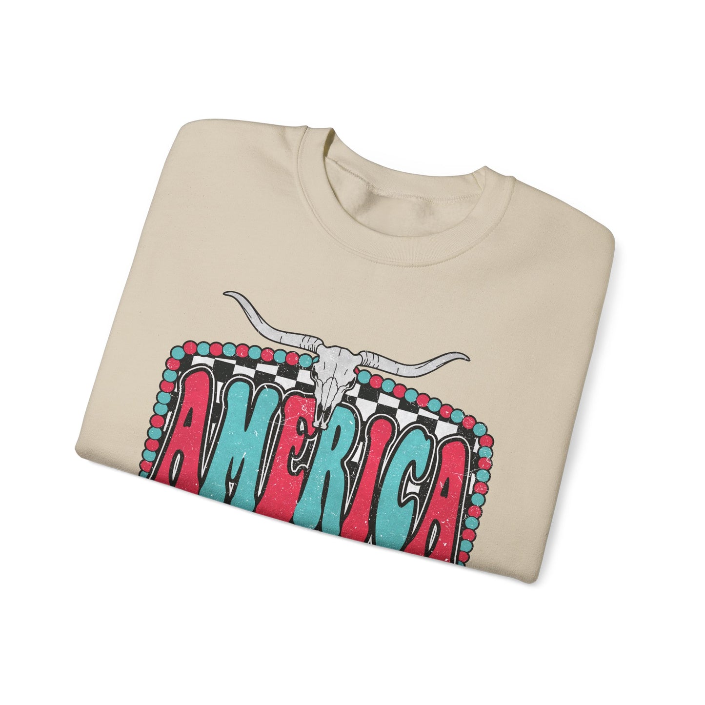 Retro America Graphic Crewneck Sweatshirt