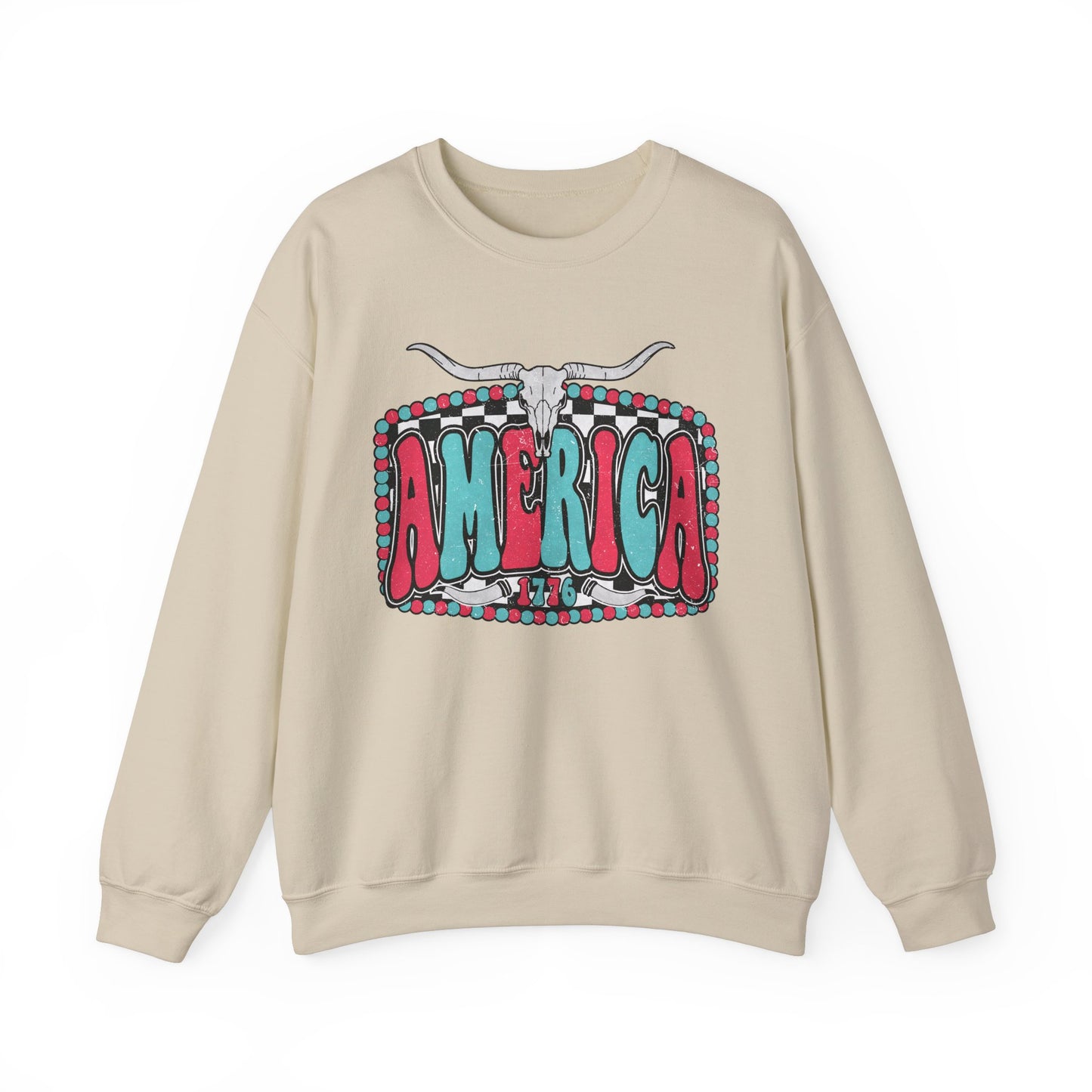 Retro America Graphic Crewneck Sweatshirt