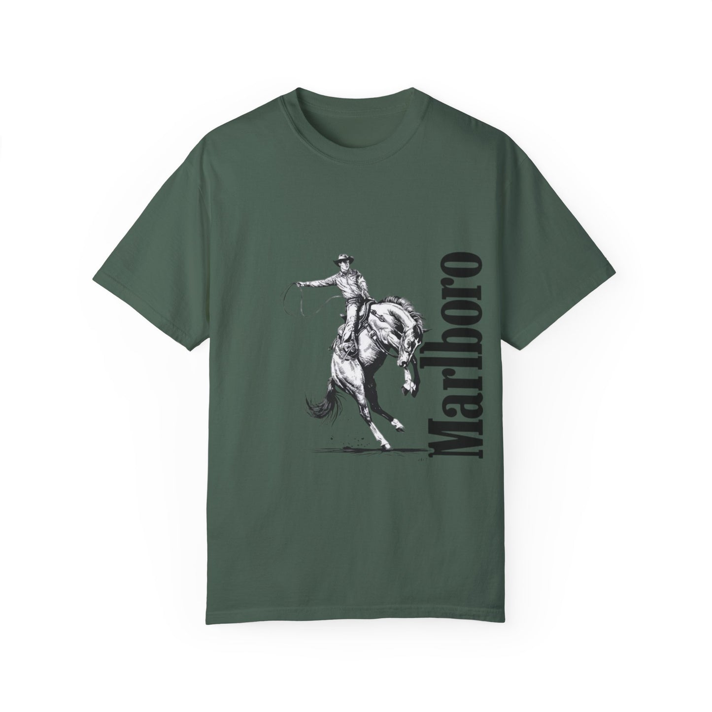 Unisex Cowboy Graphic T-Shirt - Marlboro Inspired Design