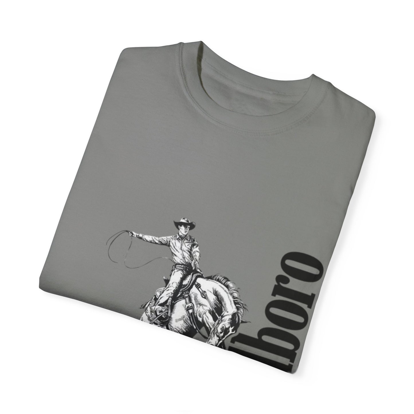 Unisex Cowboy Graphic T-Shirt - Marlboro Inspired Design