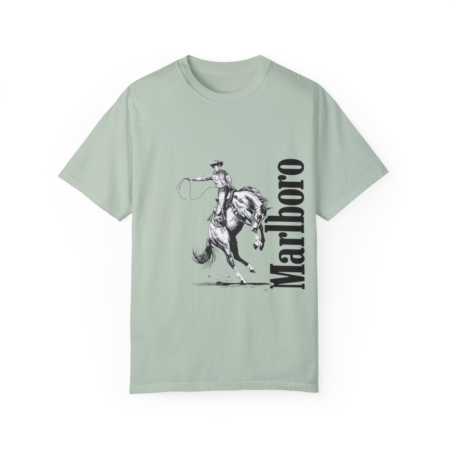 Unisex Cowboy Graphic T-Shirt - Marlboro Inspired Design