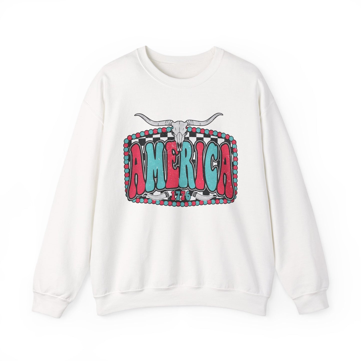 Retro America Graphic Crewneck Sweatshirt