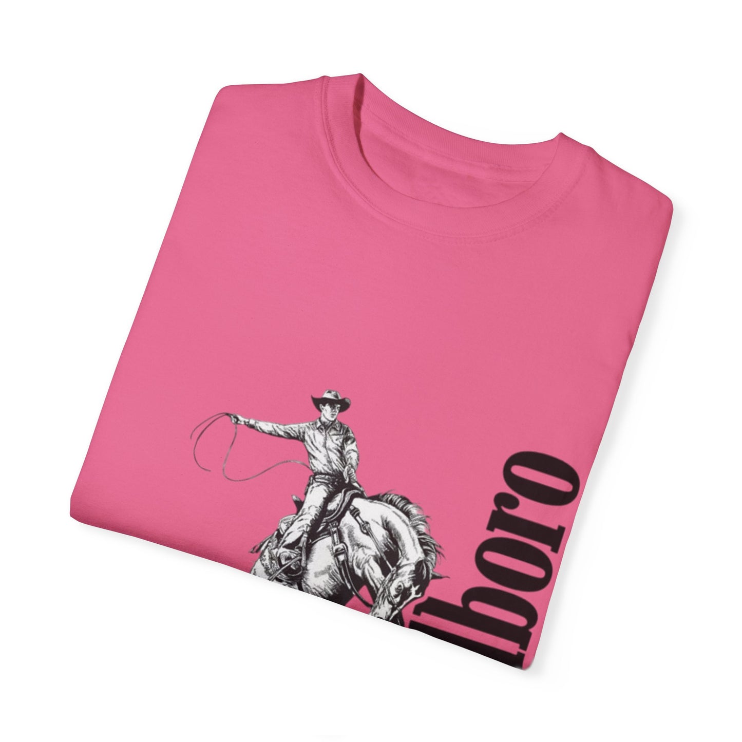 Unisex Cowboy Graphic T-Shirt - Marlboro Inspired Design