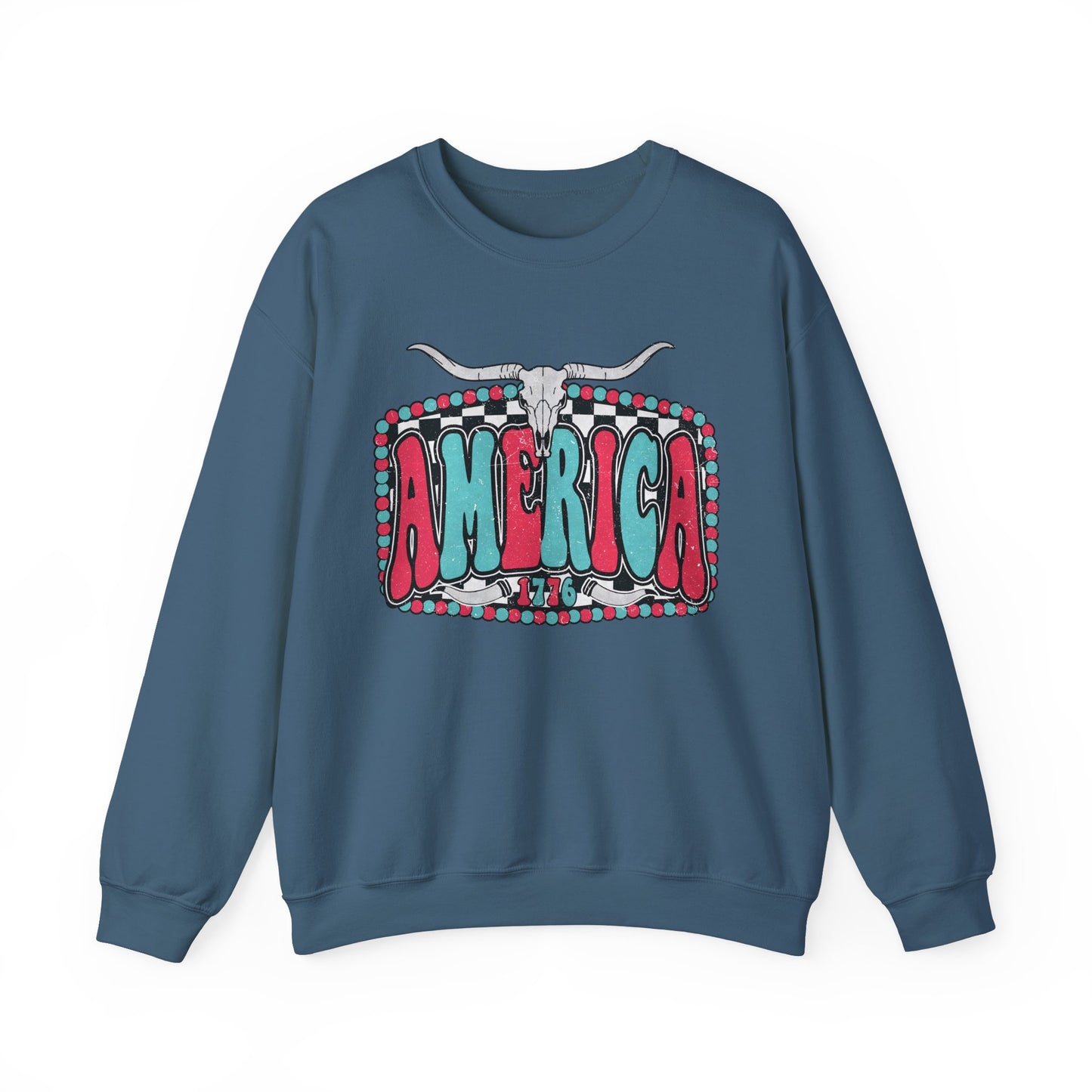 Retro America Graphic Crewneck Sweatshirt