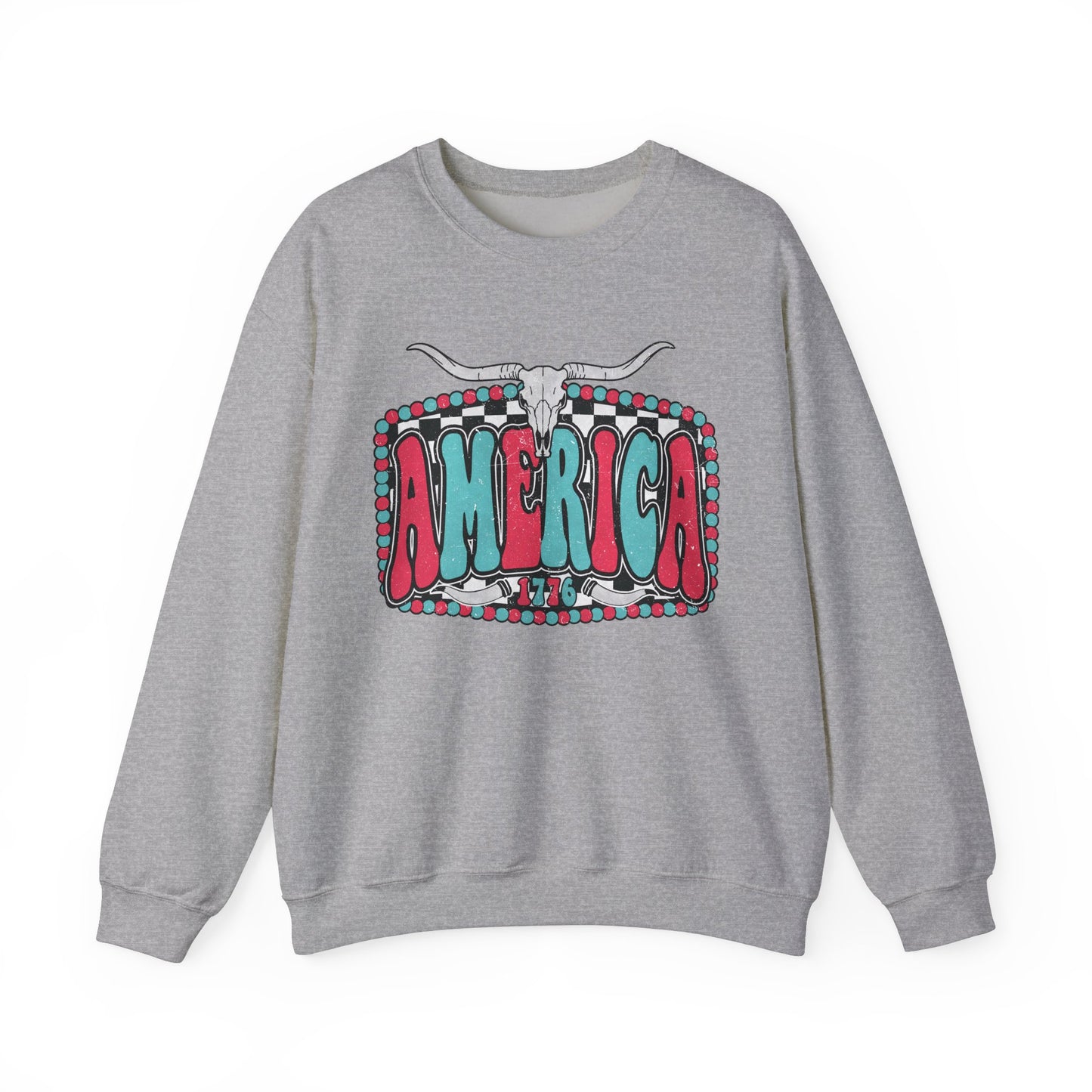 Retro America Graphic Crewneck Sweatshirt