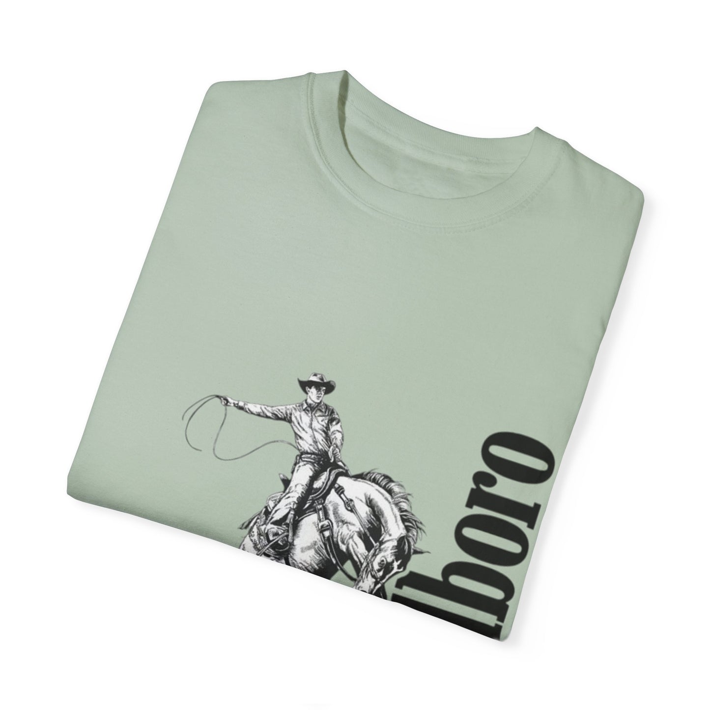 Unisex Cowboy Graphic T-Shirt - Marlboro Inspired Design