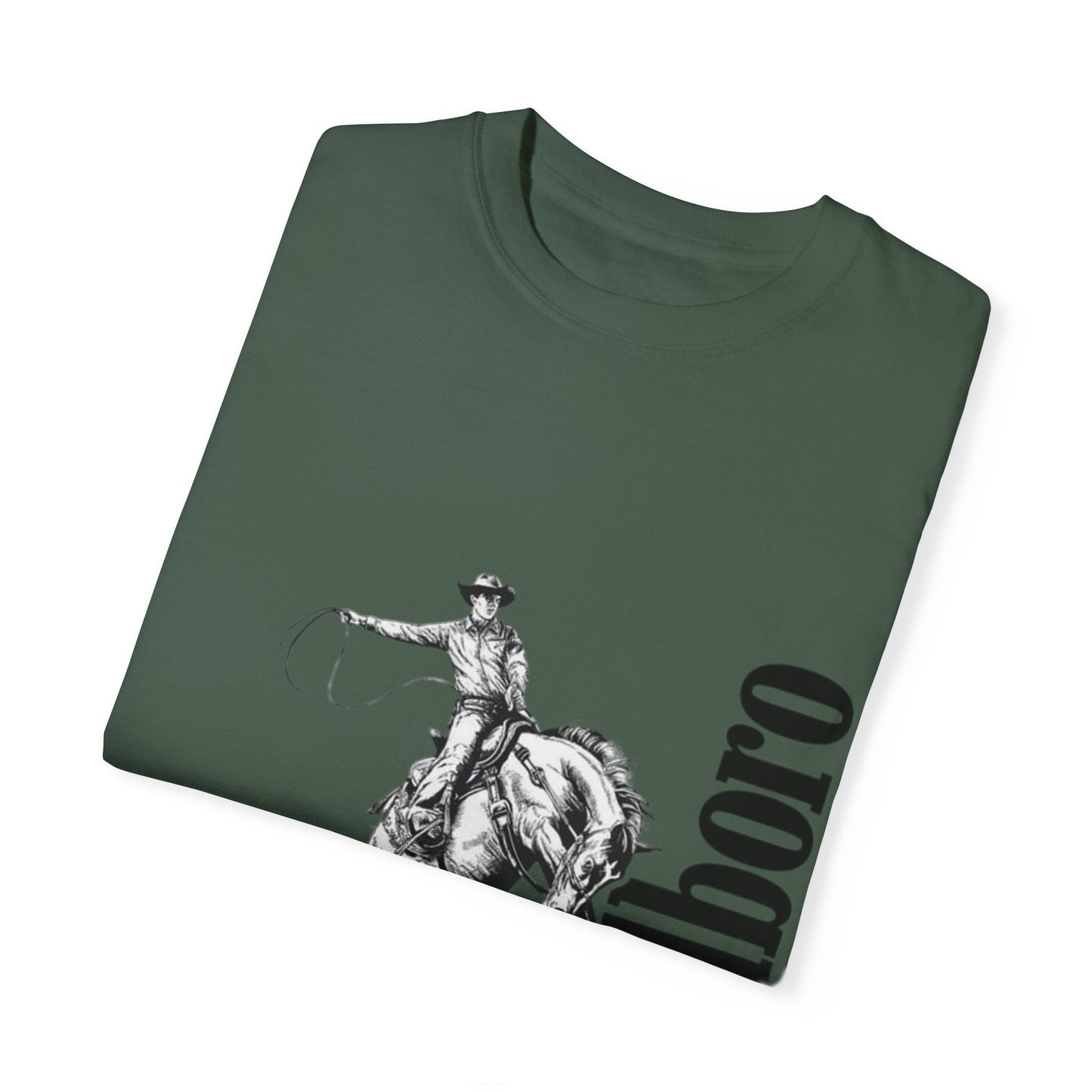 Unisex Cowboy Graphic T-Shirt - Marlboro Inspired Design