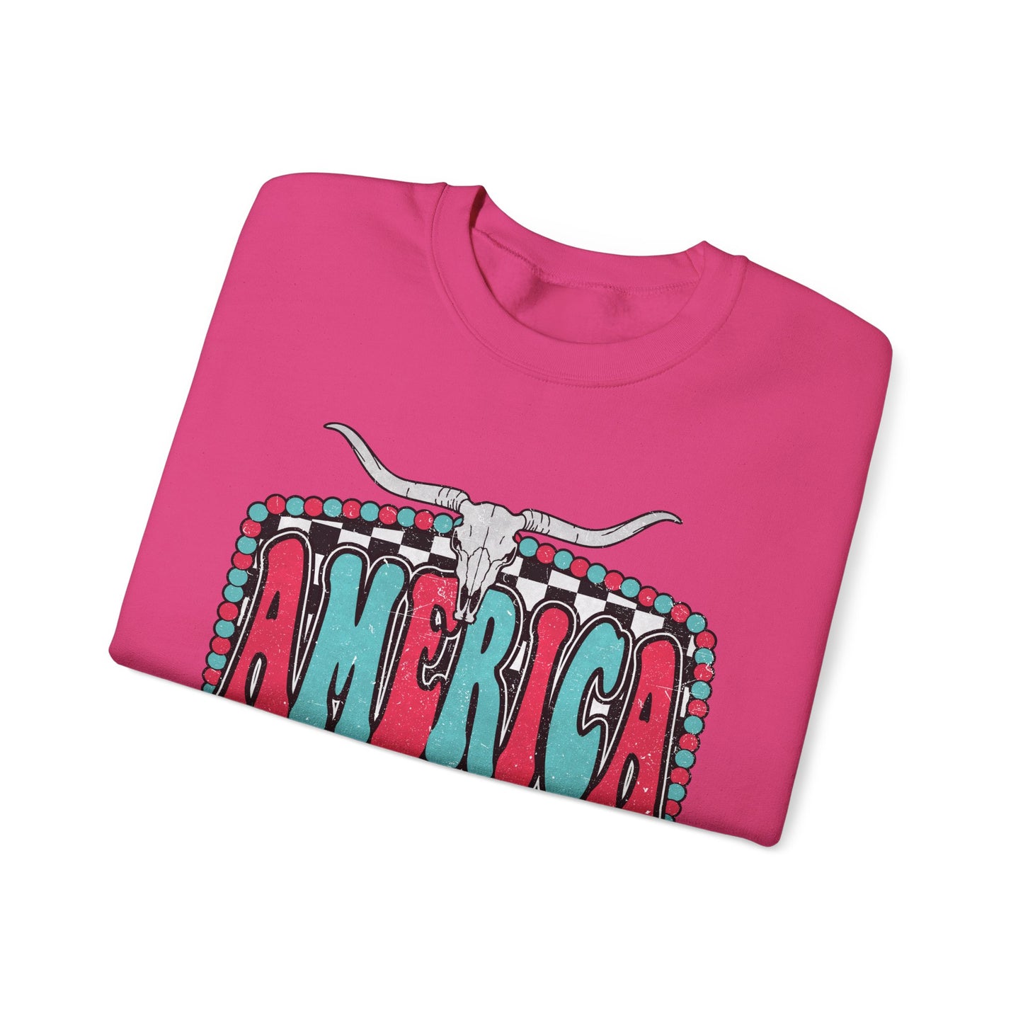 Retro America Graphic Crewneck Sweatshirt