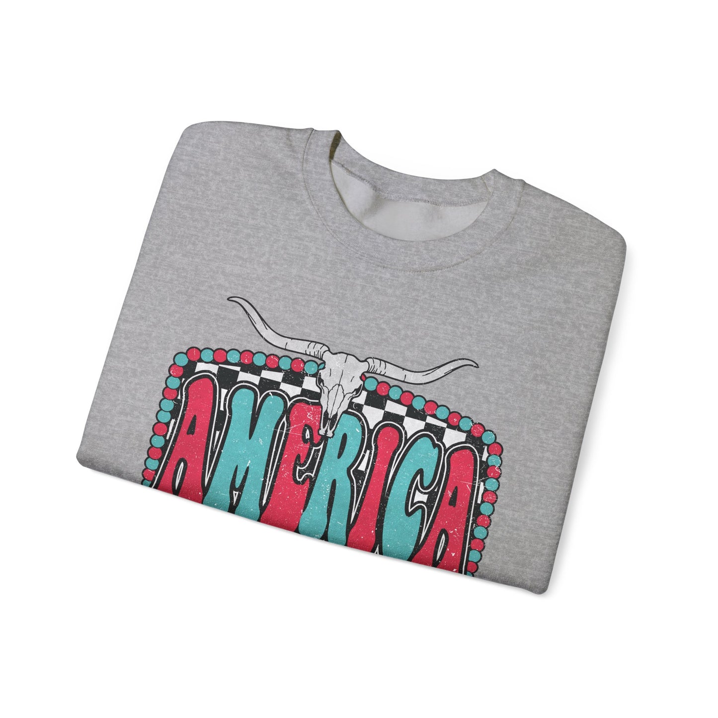 Retro America Graphic Crewneck Sweatshirt