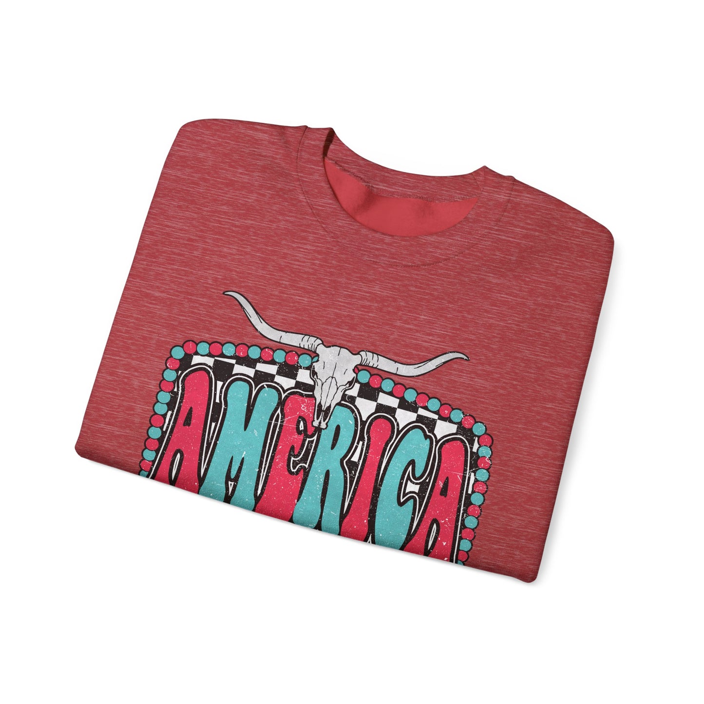 Retro America Graphic Crewneck Sweatshirt