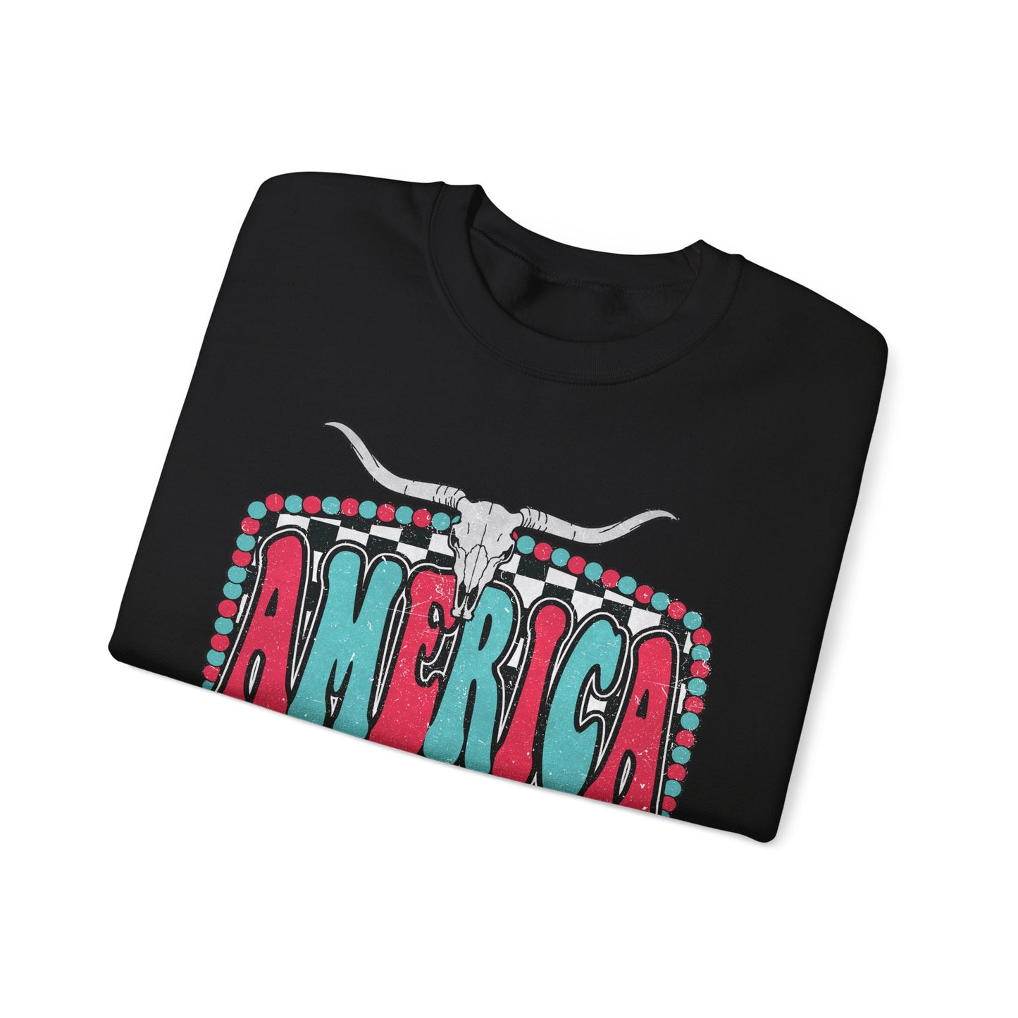 Retro America Graphic Crewneck Sweatshirt