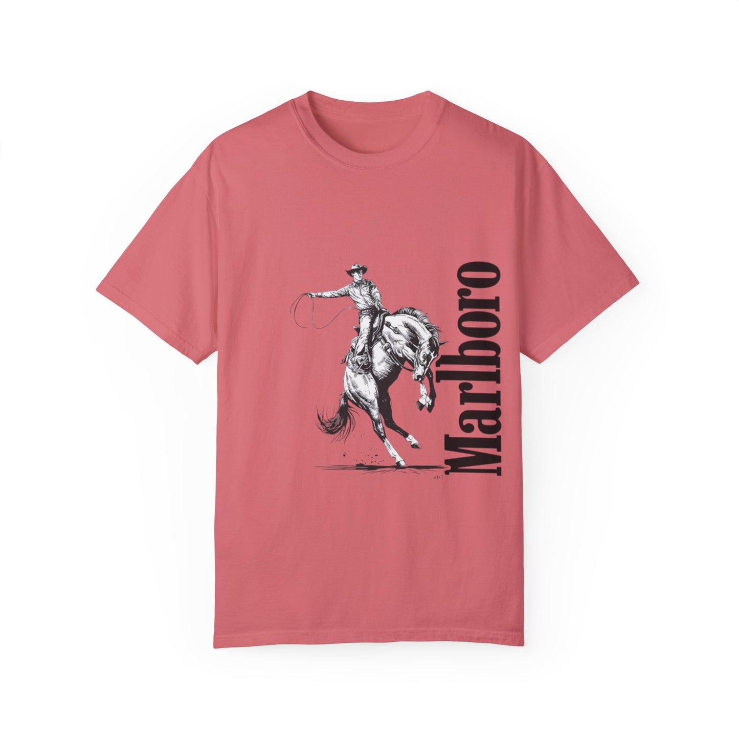 Unisex Cowboy Graphic T-Shirt - Marlboro Inspired Design