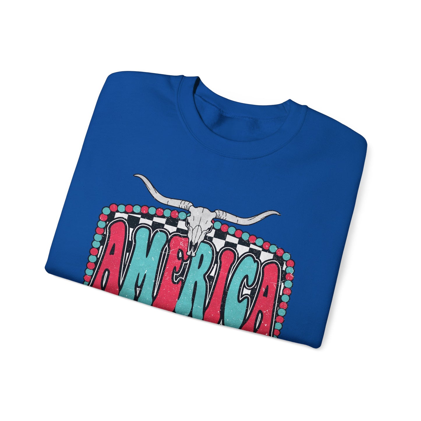 Retro America Graphic Crewneck Sweatshirt