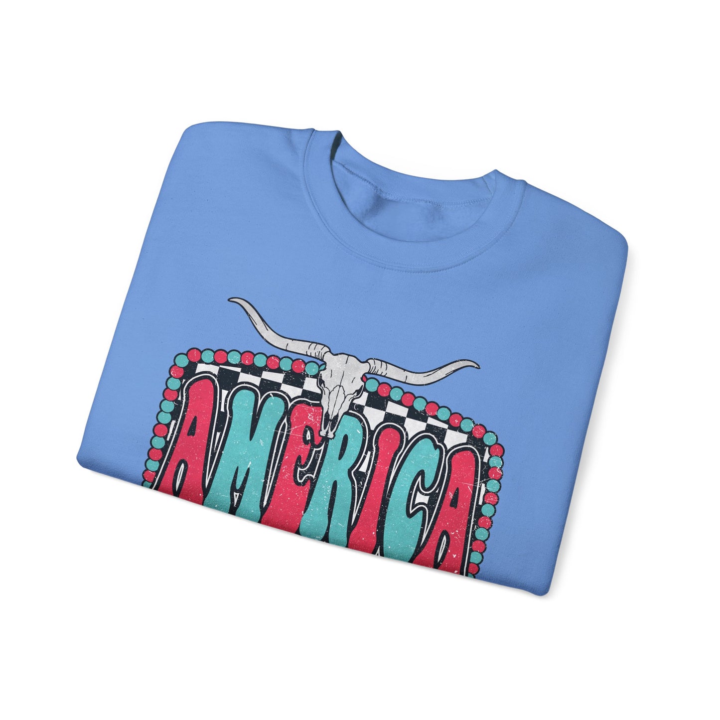 Retro America Graphic Crewneck Sweatshirt