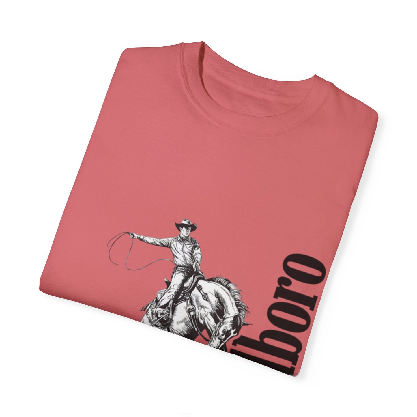 Unisex Cowboy Graphic T-Shirt - Marlboro Inspired Design