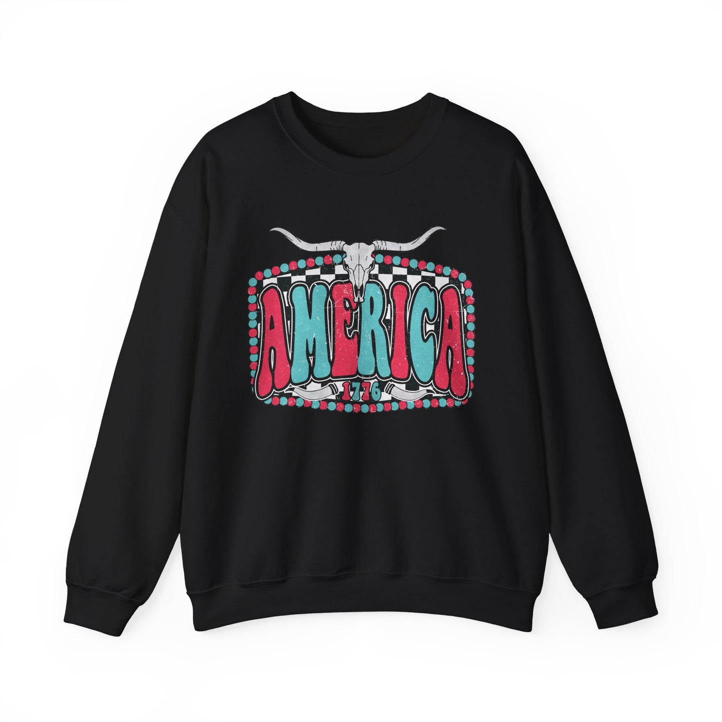Retro America Graphic Crewneck Sweatshirt