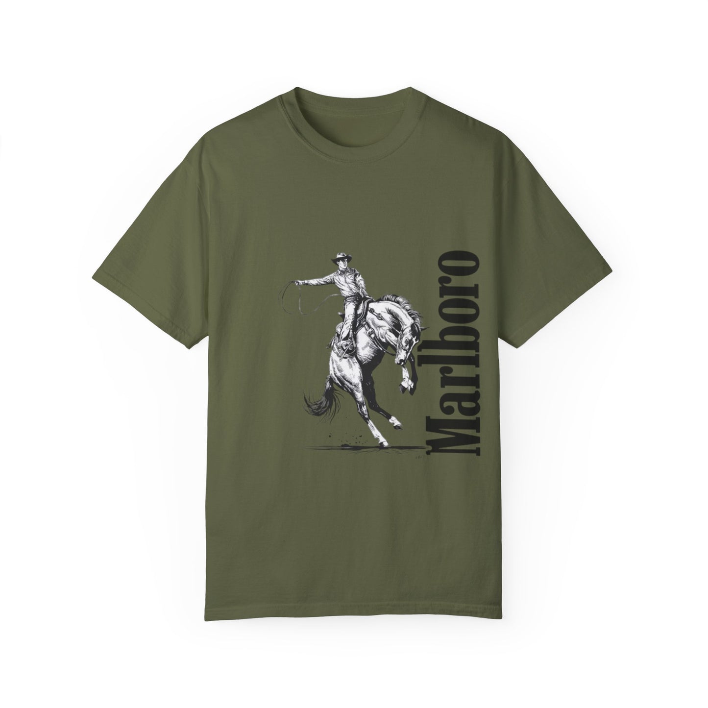 Unisex Cowboy Graphic T-Shirt - Marlboro Inspired Design