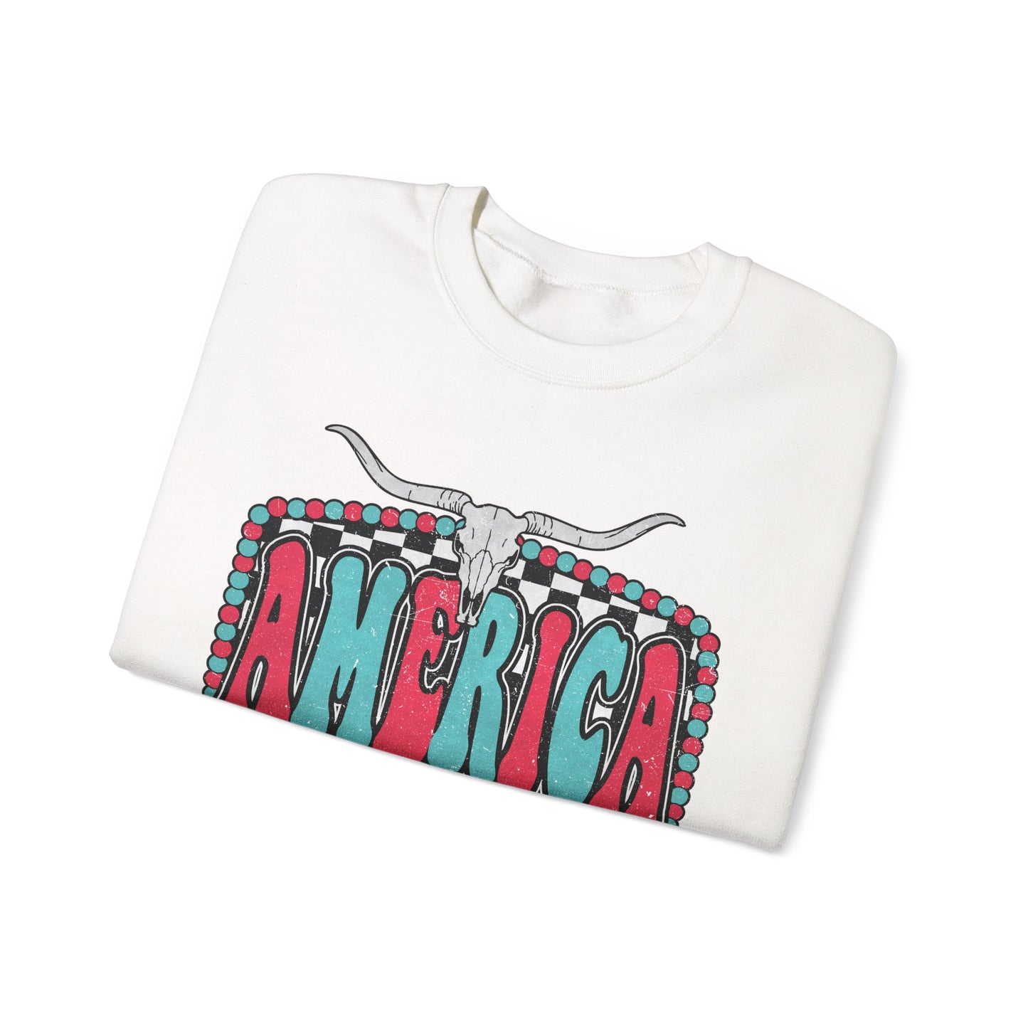 Retro America Graphic Crewneck Sweatshirt