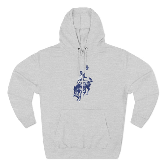 Three-Panel Fleece Hoodie