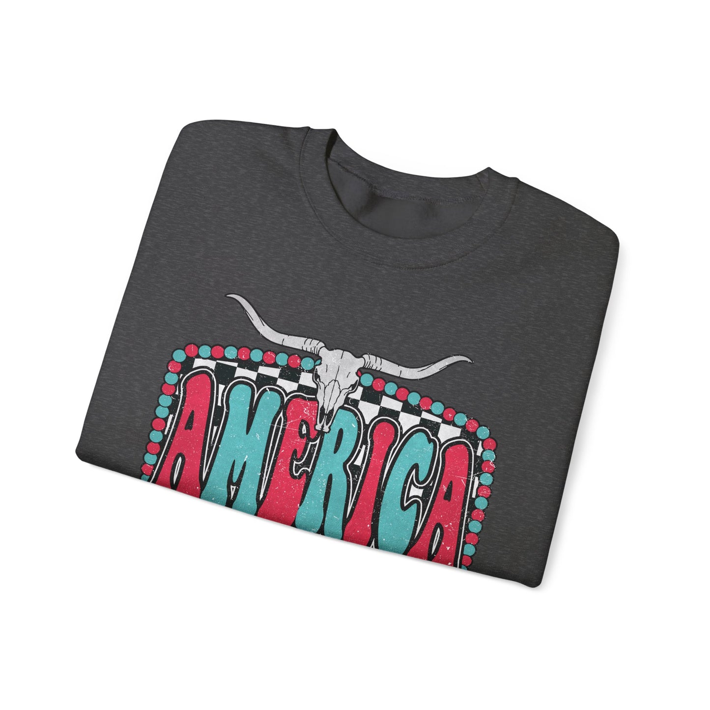 Retro America Graphic Crewneck Sweatshirt