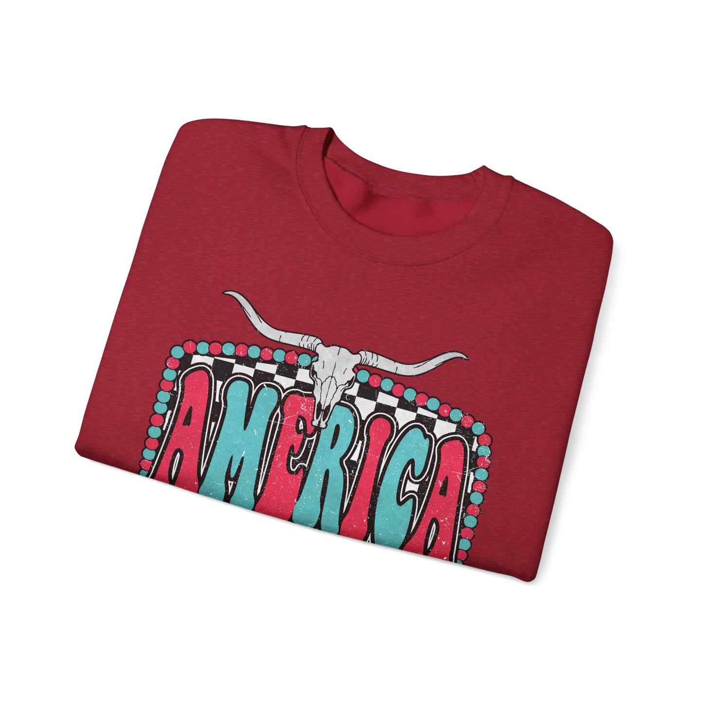 Retro America Graphic Crewneck Sweatshirt