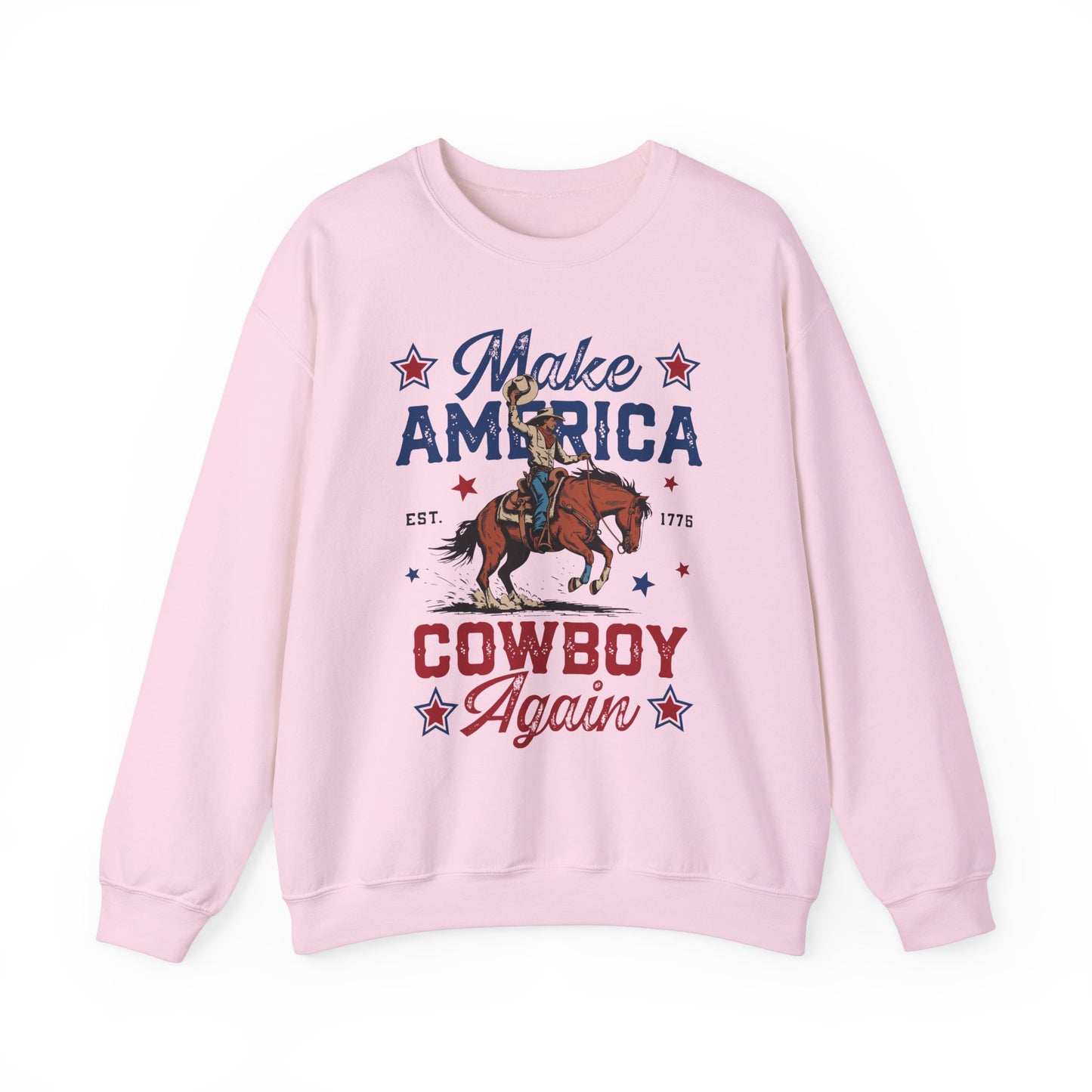 Unisex Heavy Blend™ Crewneck Sweatshirt - Make America Cowboy Again